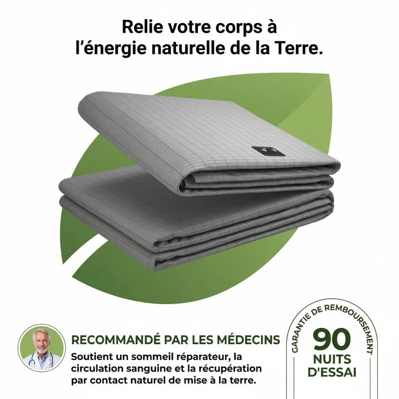 Drap Housse de Mise à la Terre — Décharge Nocturne