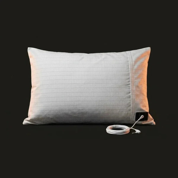Taie d'Oreiller de Mise à la Terre — Coton Bio & Argent Pur